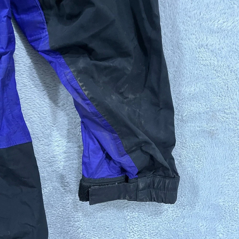 Vintage Marmot Mens Shell Jacket Large 3-Ply Gore Tex Ski Nylon Purple Black 90s